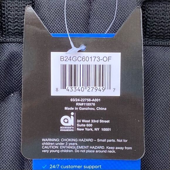 NWT New Accessory Innovations Black Cat 2-Piece Backpack/Lunchbox Set School - Picture 7 of 10